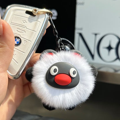 Flauschiger Schlüsselanhänger Charm Brehn