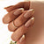 Elegantes Stiletto Press-On Nagelset mit glitzerndem Design Brehn