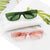 Damen modische Sonnenbrille im stylischen Rechteckdesign Brehn