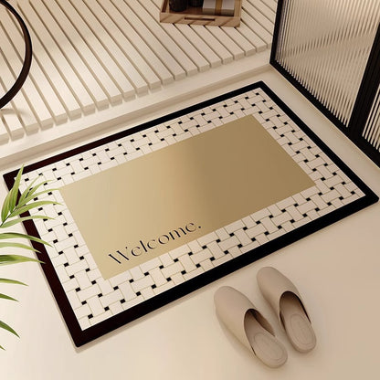 Geometrisches Muster Fußmatte