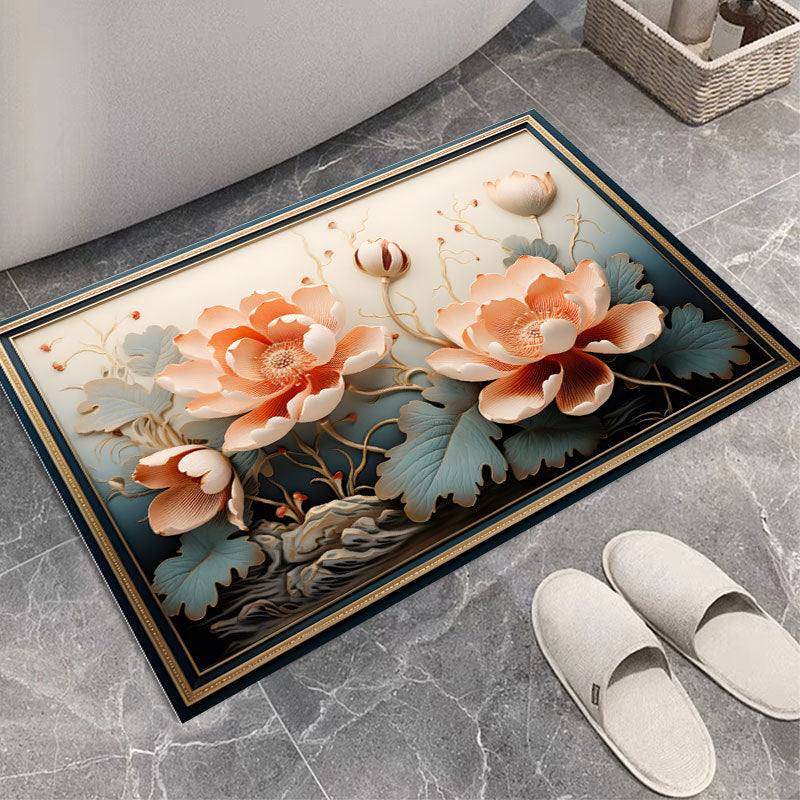 Blumenmuster Badematte Brehn