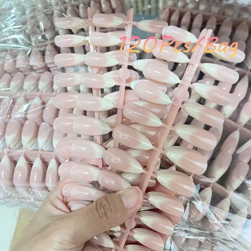 French Tip Acryl Nagel Set Brehn