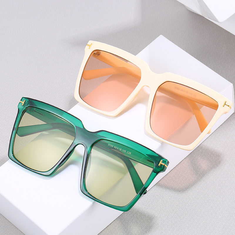 Oversized Quadrat Sonnenbrille Brehn