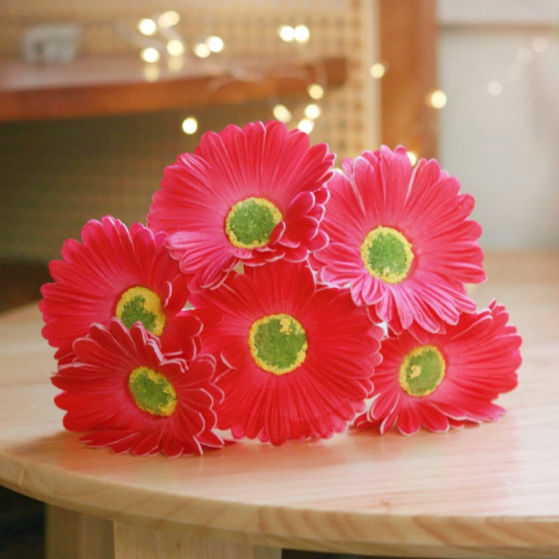 Faux Floral Gerbera Daisy Bouquet