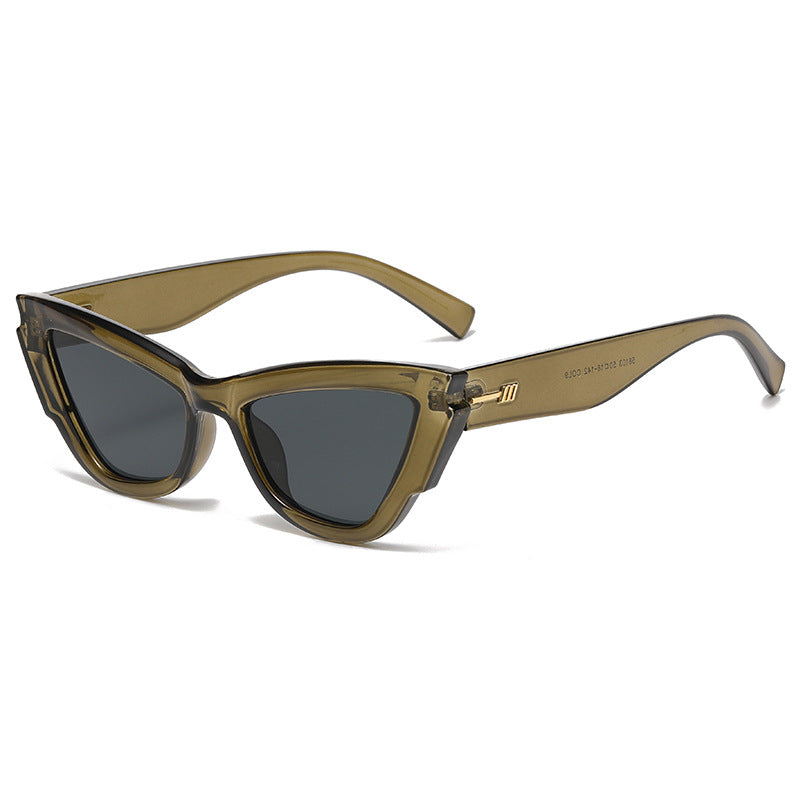 Damen modische Sonnenbrille im extravaganten Schildpatt-Design Brehn