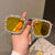 Damen Exklusive Sonnenbrille mit Kristallbesatz Brehn