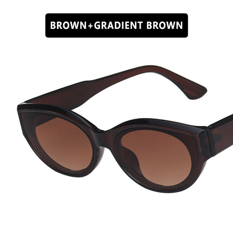 Damen Cat-Eye Sonnenbrille mit auffälligem Muster Brehn