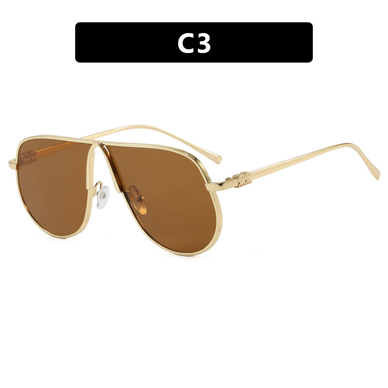 Damen Pilotensonnenbrille mit hochwertigem Metallrahmen und polarisierten Gläsern Brehn