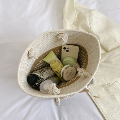 Stylische gewebte Tragetasche