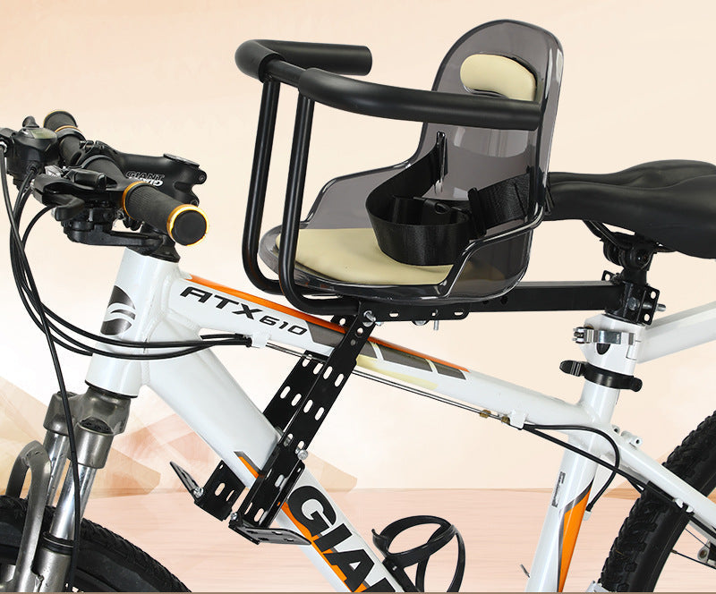 Kleinkind Vorderes Fahrrad-Sitz mit verstellbarer universeller Halterung und gepolstertem Sicherheitsgurt Brehn