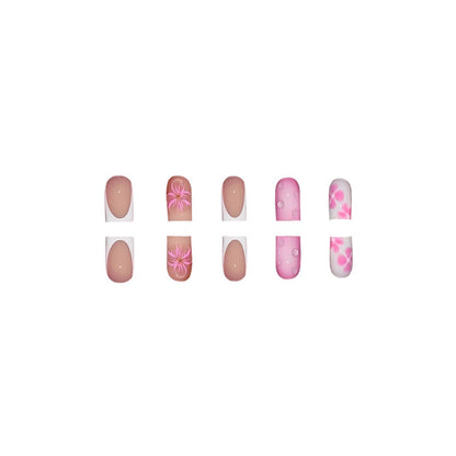 Floral Design Press-On Nail Art Extensions Brehn