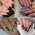 Glänzendes Nageldesign-Set Brehn