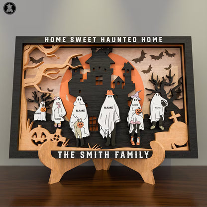 Personalisierte Halloween Schattenbox