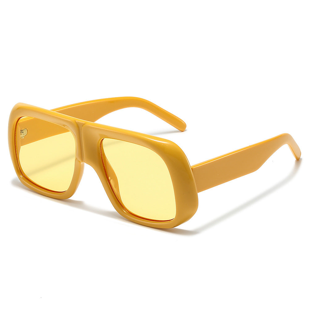 Luxuriöse Übergroße Quadratische Sonnenbrille Brehn
