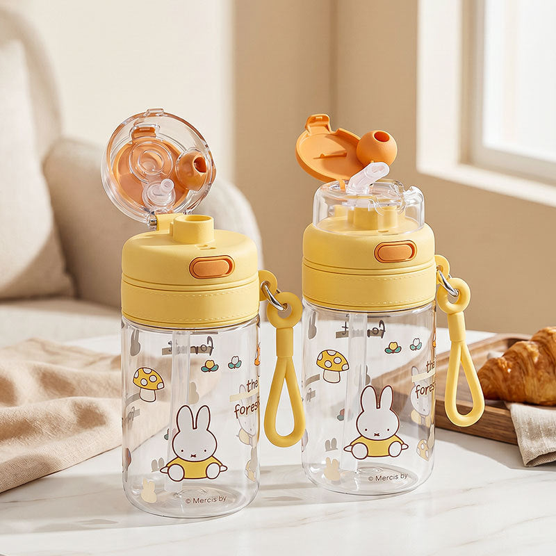 Damen Trinkflasche mit interaktivem Deckel und niedlichem Tierdesign Brehn