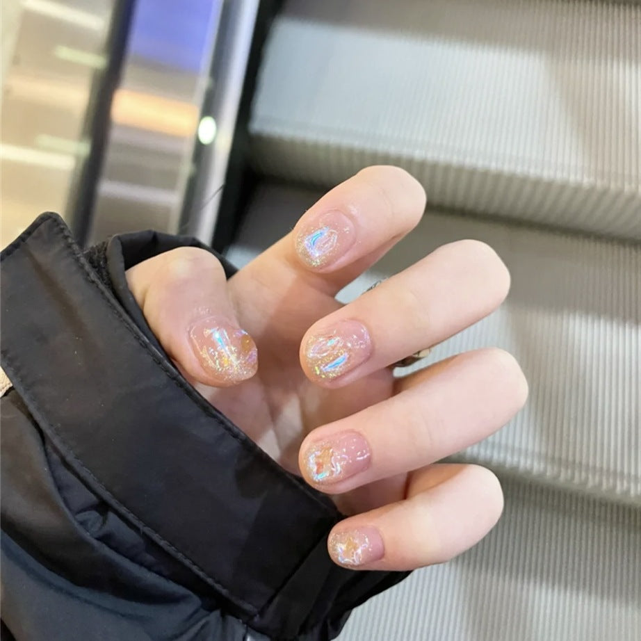 Funkelnd Glitzernd Press-On Nagelset Brehn