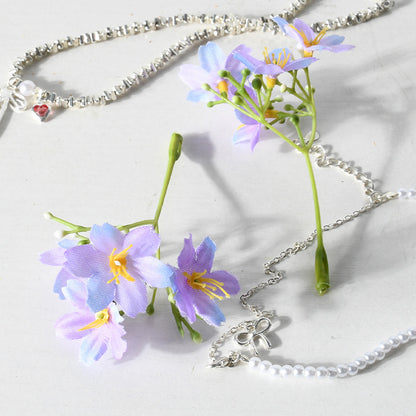 Florale Haaraccessoire Brosche