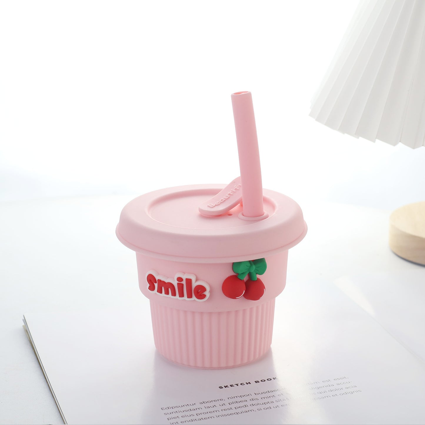 Damen kreativer Silikon-Trinkbecher mit lustigen Motiven Brehn