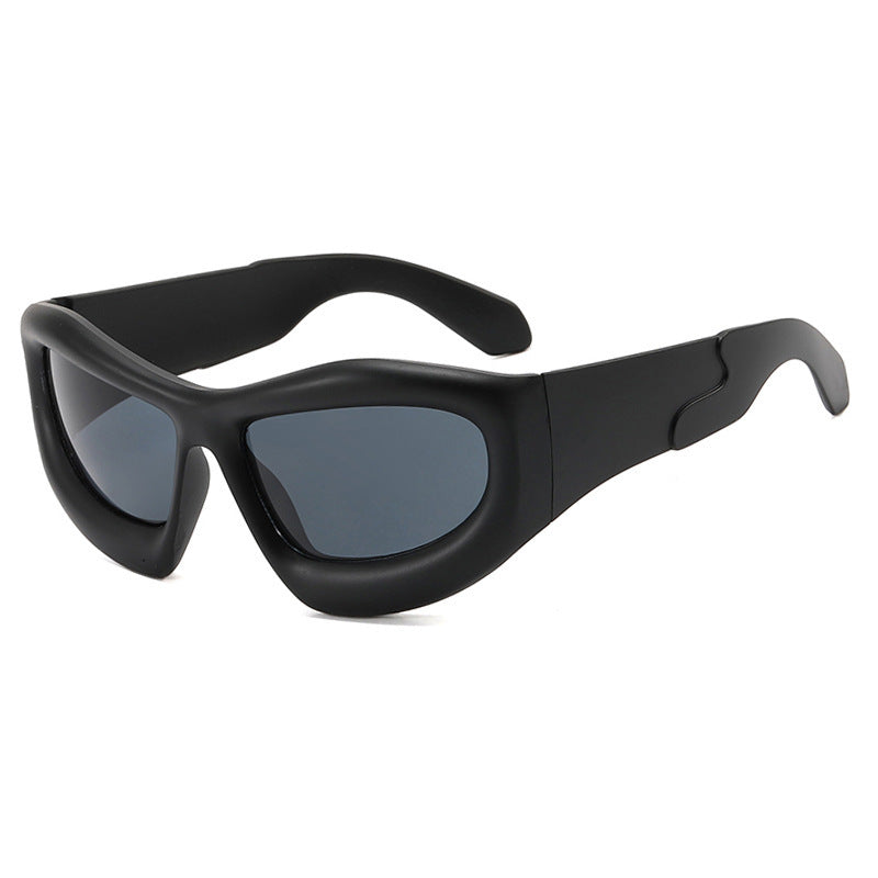 Damen Sportliche Sonnenbrille mit futuristischem Design Brehn   