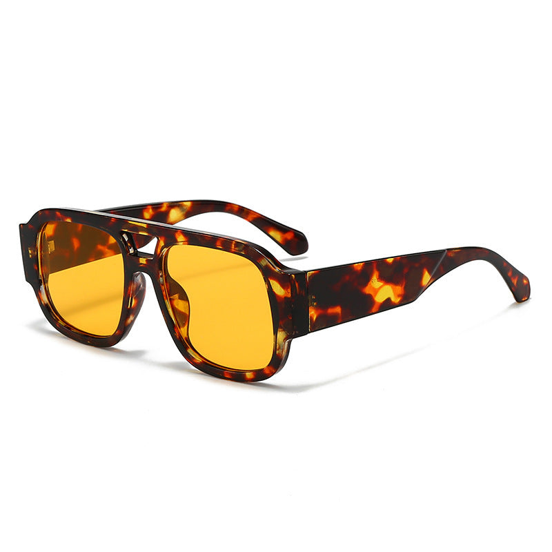 Unisex Bold Frame Retro Sonnenbrille Brehn