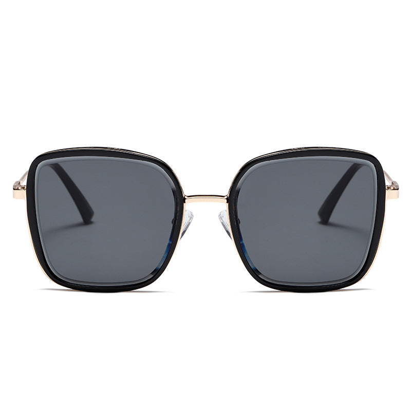Damen Premium Sonnenbrille mit quadratischem Rahmen und verspiegelten Gläsern Brehn