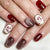 Dekorative Florale Nagelkunst Brehn