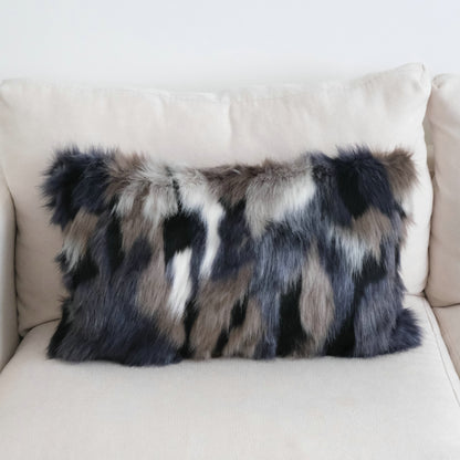 Faux-Fur-Akzentkissen für die Wohnkultur