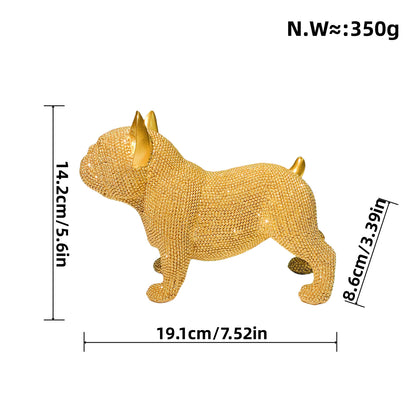 Dekorative Hundefigur im modernen Design Brehn