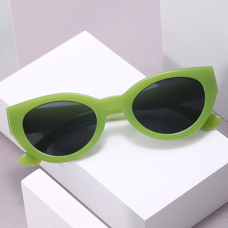 Damen modische quadratische Sonnenbrille mit verspiegelten Gläsern Brehn