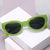 Damen modische quadratische Sonnenbrille mit verspiegelten Gläsern Brehn