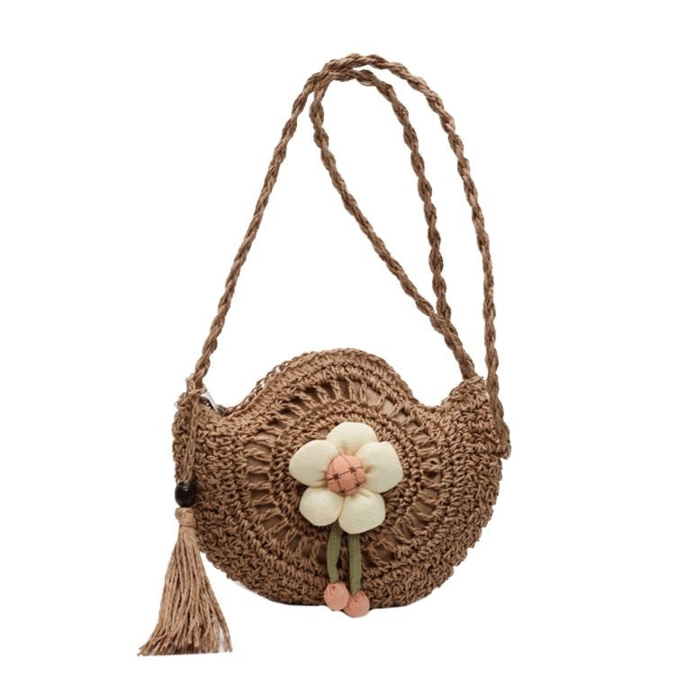 Handgefertigte Strohtasche Brehn