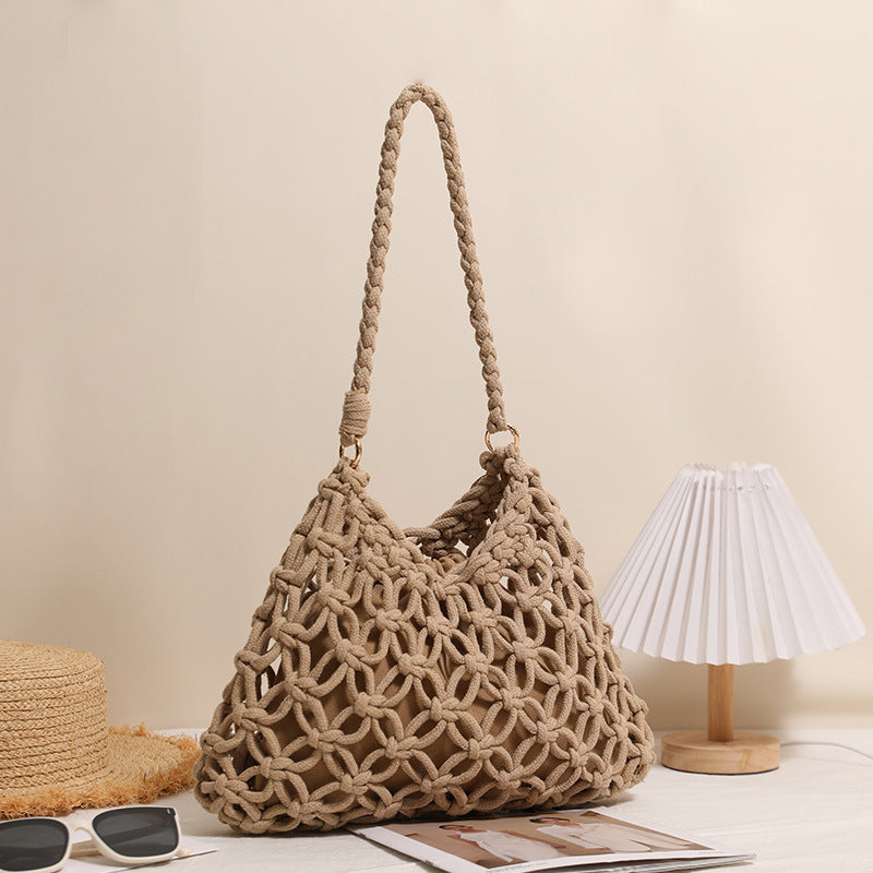Handgefertigte Makramee Schultertasche Brehn