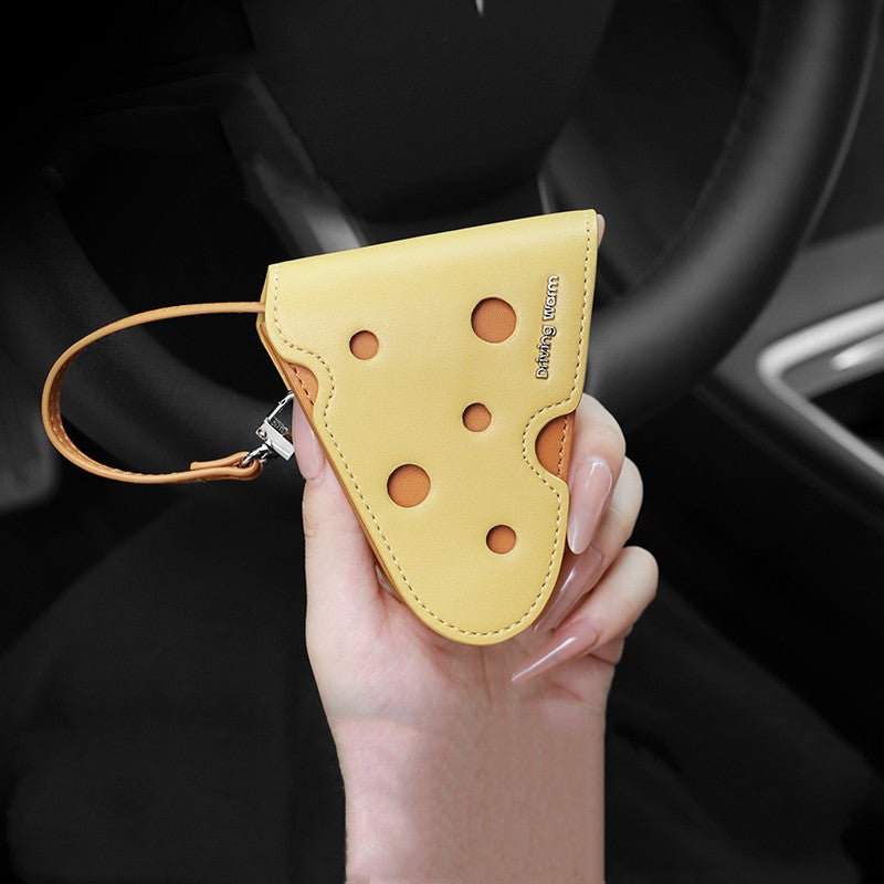 Brehn | Süße Käse Schlüsselanhänger Tasche