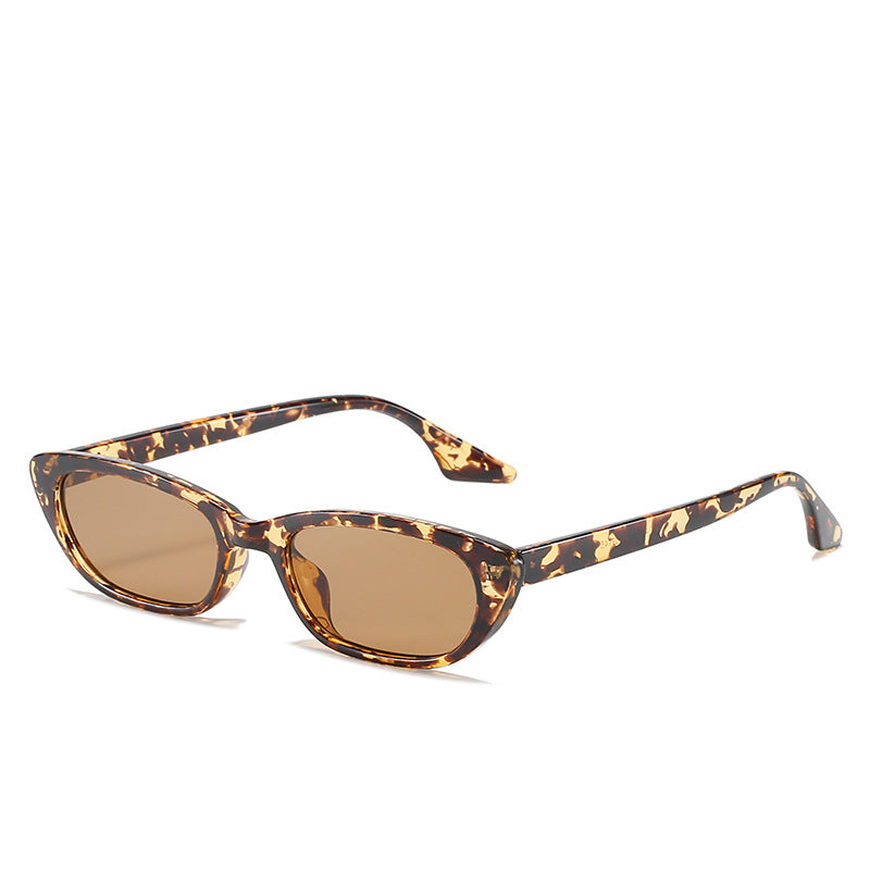 Damen moderne Sonnenbrille im angesagten Cat-Eye-Stil mit transparentem Rahmen Brehn