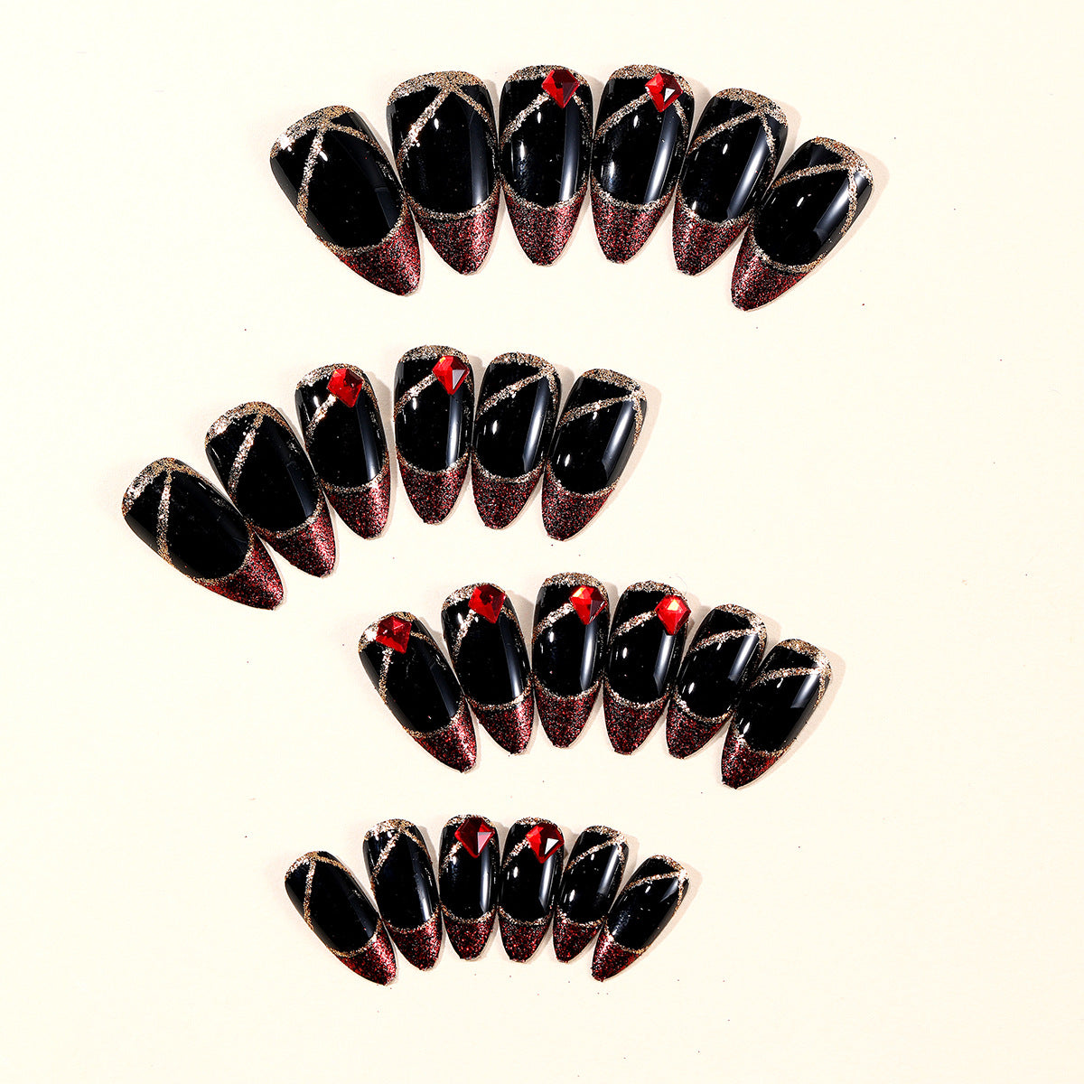 Künstlerisches Stiletto Nagelkunstset Brehn