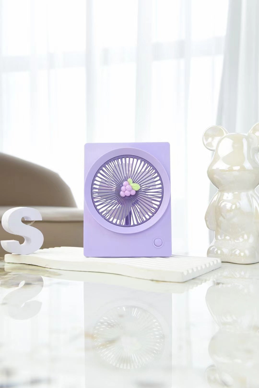 Unisex Kompakt Tragbarer Tischventilator Brehn