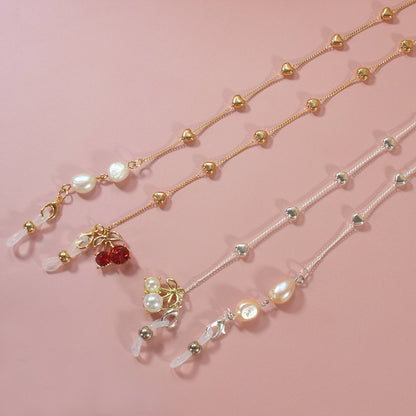 Elegantes Schmuckband mit Perlen und Silbernen Akzenten Brehn