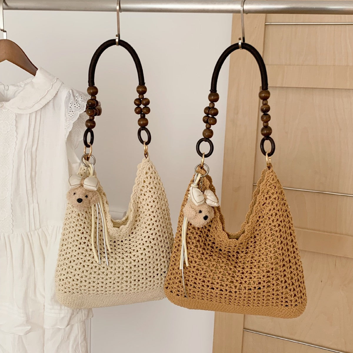 Handgefertigte Stricktasche Brehn