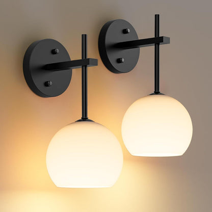 Moderne Glas Globe Wandlampe