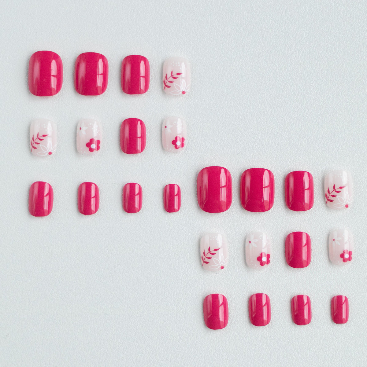 Floral Nagelkunstset