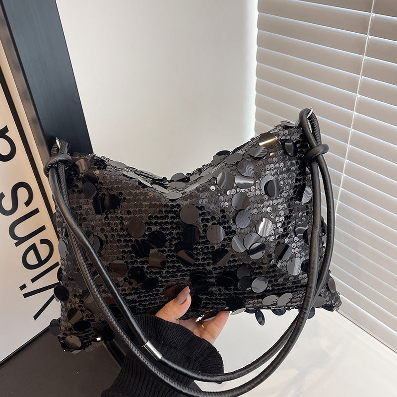 WoSequin Abend Clutch Brehn