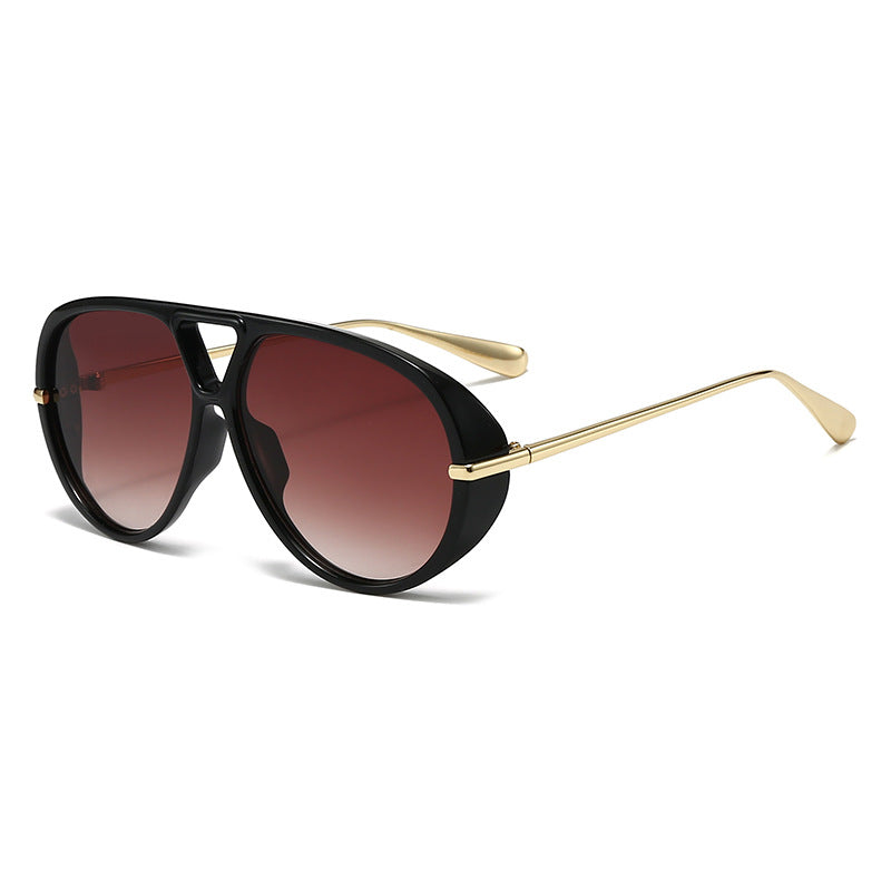 Damen modische oversized Sonnenbrille mit stilvollem Rahmen Brehn