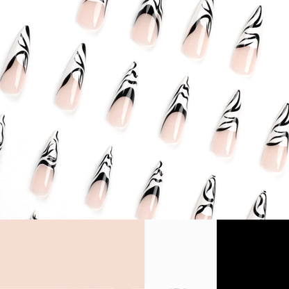 Kunstvolle Stiletto-Nägel Brehn