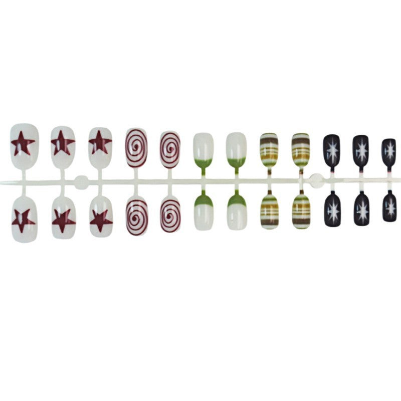 Kreative Kunstnägel mit Spiralmotiv Brehn