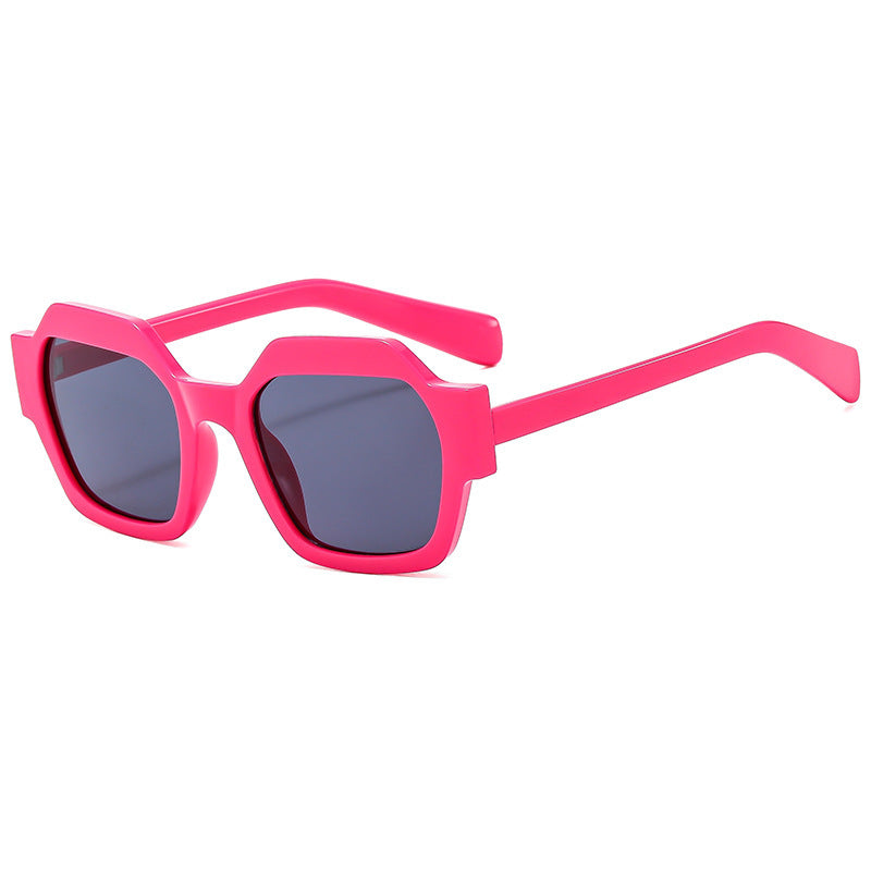 Damen Geometrische Sonnenbrille mit modernem Rahmen und UV-Schutz Brehn