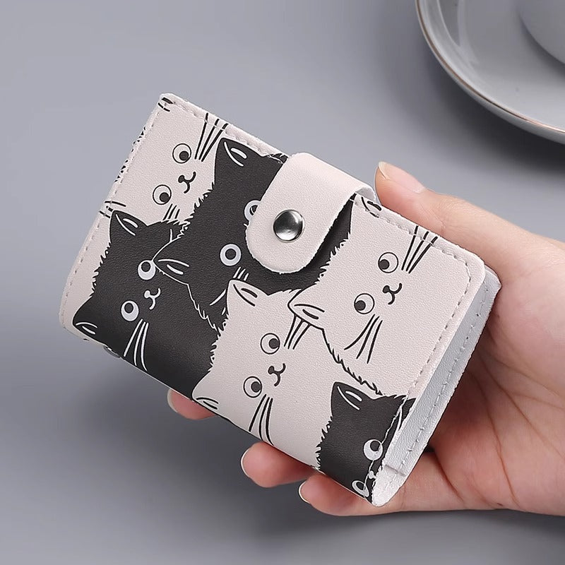 Niedliche Katzen Druck Brieftasche