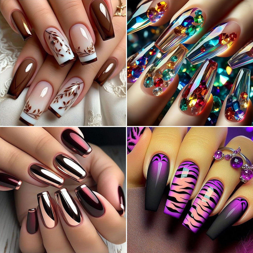 Elegante Kunstnagelverzierung Brehn