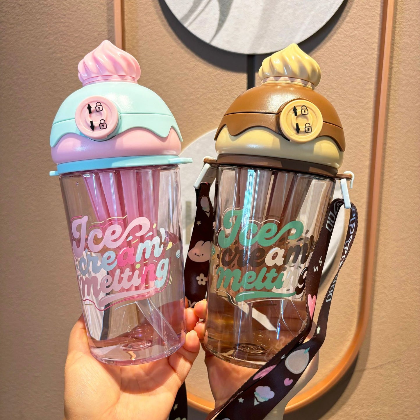 Damen Kreative Trinkbecher mit Spritzschutz Brehn