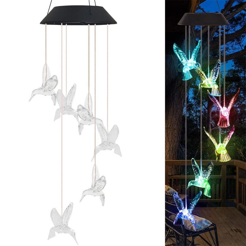 Dekorativer Flamingo Hängemobil Windspiel Gartenornament Brehn
