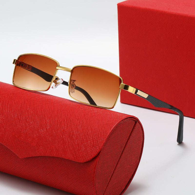 Damen modische Halbrahmenbrille mit eleganten Details Brehn